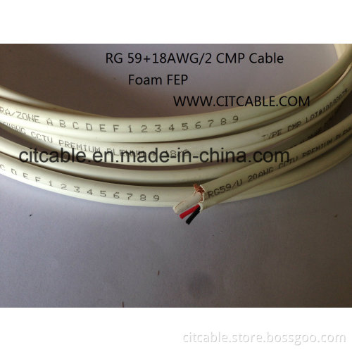 Rg 59 +18AWG/2c Cable for Control Network Transportation System